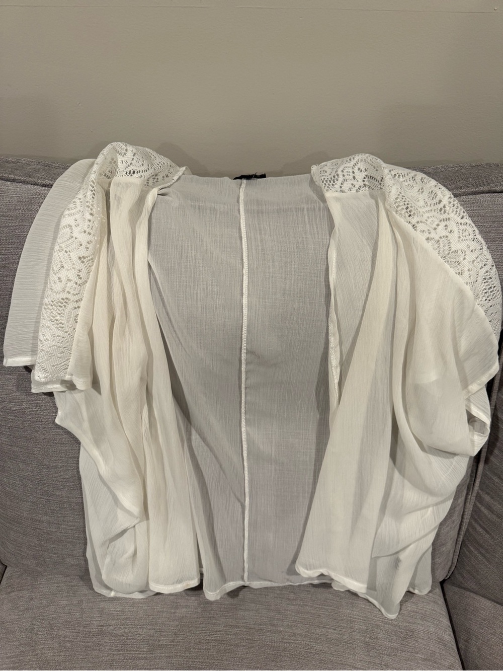 Guess Lace-Trim Chiffon Shaul